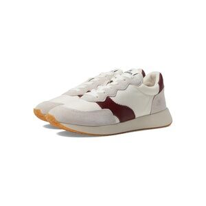 Soludos Paradiso Retro Sneakers in White/Wine